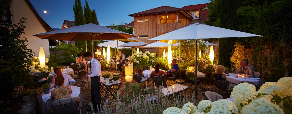 Hotel Die Reichsstadt in Gengenbach bei Nacht