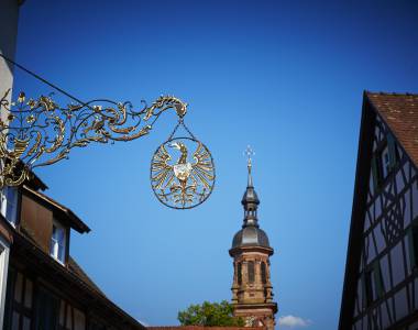 Eisernes Aushängeschild Wappen Gengenbach