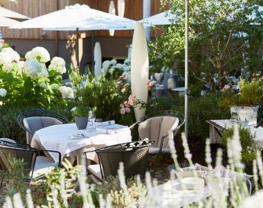 Einladende Sommerterrasse