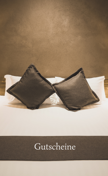 Doppelbett im Hotel Die Reichsstadt in Gengenbach